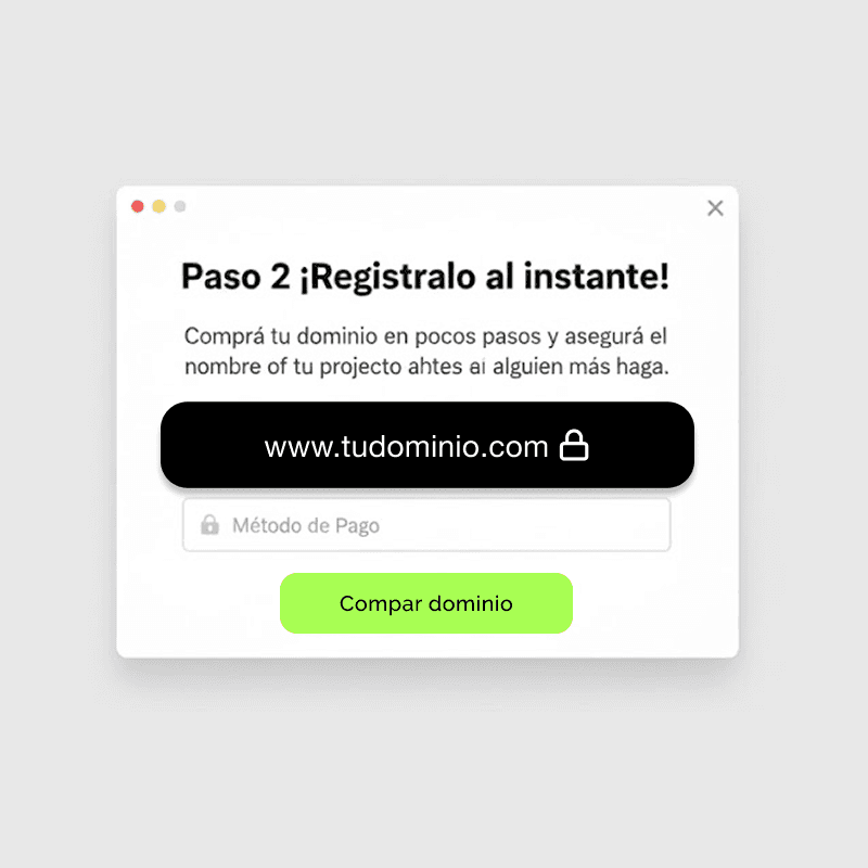 Ilustración del paso Registralo al instante.