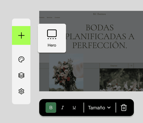 Ilustración del paso Personaliza.